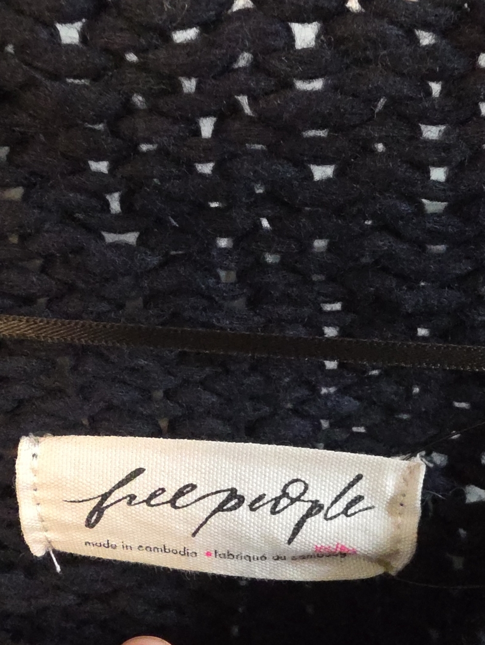 Free People Black Opal Sweater Size XS - Picture 4 of 6